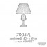Possoni 7005-L — Настольный светильник ALABASTRO