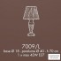 Possoni 7009-L-Gold — Настольный светильник RICORDI DI LUCE