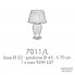 Possoni 7011-L — Настольный светильник RICORDI DI LUCE