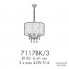 Possoni 7117BK-3 — Потолочный подвесной светильник RICORDI DI LUCE