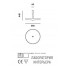 Prandina 1131000113000 — Светильник потолочный накладной EQUILIBRE HALO C3