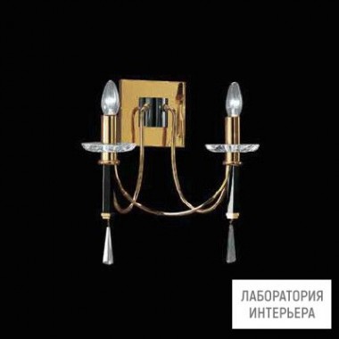Prearo CONTESSA 2 AP 24K — Настенный накладной светильник Contessa President