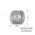 Schuller 508323 — Настенный накладной светильник Diamond