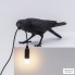 Seletti 14736 — Настольный светильник Bird Lamp Black Playing