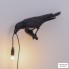 Seletti 14737 — Настольный светильник Bird Lamp Black Looking