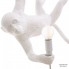 Seletti 14875 — Потолочный подвесной светильник The Monkey Lamp Swing White