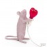 Seletti 14884SV — Светильник для детской комнаты девочки Mouse Lamp  Love Edition