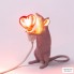 Seletti 14884SV — Светильник для детской комнаты девочки Mouse Lamp  Love Edition