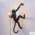 Seletti 14919 — Настенный накладной светильник The Monkey Lamp Hanging Version Right