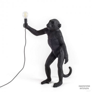 Seletti 14920 — Уличный напольный светильник MONKEY LAMP BLACK