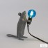 Seletti 14938 — Настольный светильник Mouse Lamp Grey Lop
