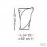 Sil Lux ATENE LP 6 226A 03 — Светильник настенный накладной ATENE