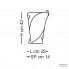Sil Lux ATENE LP 6 226B 03 — Светильник настенный накладной ATENE