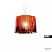 Slamp WOO77SOS0000A 000 — Потолочный подвесной светильник WOODY