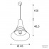 SLV 1001265 — Потолочный подвесной светильник BATO 45