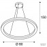 SLV 1002911 — Потолочный подвесной светильник ONE 80