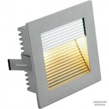 SLV 111292 — Светильник настенный встраиваемый светодиодный FRAME CURVE LED, квадратный, серебристо-серый, теплый белый свет