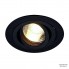 SLV 111710 — Потолочный встраиваемый светильник NEW TRIA GU10 ROUND DOWNLIGHT BLACK