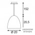 SLV 133001 — Потолочный подвесной светильник PARA CONE 20