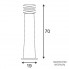 SLV 229021 — Светильник уличный напольный столб RUSTY 70 outdoor lamp