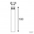 SLV 229050 — Напольный влагозащищенный светильник VAP 100 FLOOR LAMP 100 cm