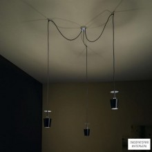 Vesoi lumetto 11-s3 decentrato-black — Потолочный подвесной светильник LUMETTO
