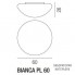 Vistosi BIANCA PL 60 E27 BC — Потолочный накладной светильник BIANCA