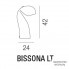 Vistosi BISSONA LT G9 BC BC — Настольный светильник BISSONA