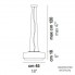 Vistosi BOT SP 45 E27 BC CR BC — Потолочный подвесной светильник BOT