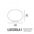 Vistosi LUCCIOLA LT G E27 BC NI — Настольный светильник LUCCIOLA