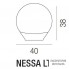 Vistosi NESSA LT E27 CR BC — Настольный светильник NESSA