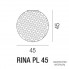 Vistosi RINA PL 45 E27 BC MU BC — Потолочный накладной светильник RINA
