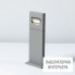 Wever & Ducre 720174D4+910010D0 — Уличный напольный светильник SWAY 1.0 LED DIM DARK GREY base 1000