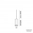 Wever & Ducre 90052012 + 3 x 227420P0 — Потолочный подвесной светильник HEXO MULTI SUSP 3.0 PAR16 P