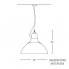 Zava Berlino S 50 Satin aluminum — Потолочный подвесной светильник