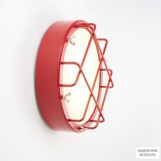 Zava Cantiere A Carmine red + grid — Настенный накладной светильник