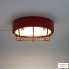 Zava Cantiere C Carmine red + grid — Потолочный накладной светильник