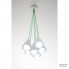 Zava Cono 6 S Pure white Lawn green rayon — Потолочный подвесной светильник