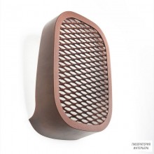 Zava Ideo A Metalized bronze + grid — Настенный накладной светильник
