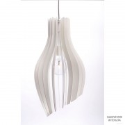 Zava Slices s S Big Pure white Mouse grey colour — Потолочный подвесной светильник