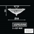 Zonca 10292 D58 108 VS — Светильник потолочный накладной Liberty