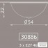 Zonca 30886 106 BS — Светильник потолочный накладной Essenza