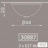 Zonca 30887 106 BS — Светильник потолочный накладной Essenza