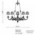 Zonca 31111 108 040 CR — Светильник потолочный подвесной Parigi