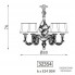 Zonca 32354 162 554 — Светильник потолочный подвесной Secolo