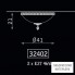 Zonca 32402 111 BIS — Светильник потолочный накладной Impero
