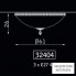 Zonca 32404 111 BIS — Светильник потолочный накладной Impero