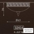Zonca 32414 102 BS — Светильник потолочный накладной Barocca