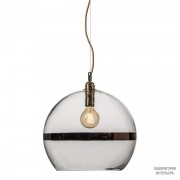 Ebb & Flow LA101343 — Потолочный подвесной светильник Rowan pendant lamp, copper on clear - 39 см