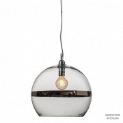 Ebb & Flow LA101344 — Потолочный подвесной светильник Rowan pendant lamp, platinum on clear - 39 см